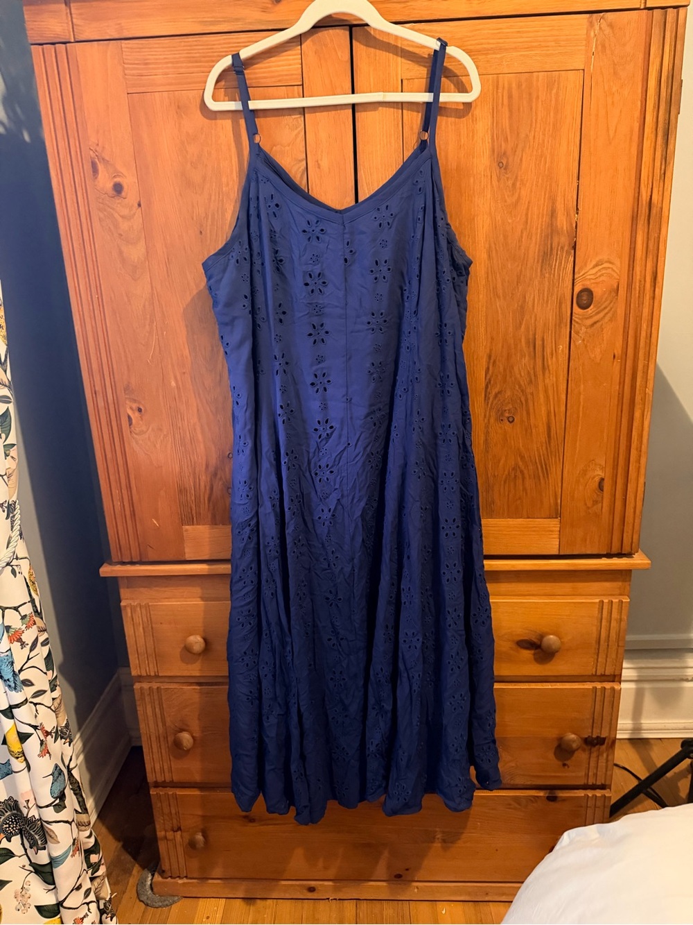 torrid Navy Eyelet Maxi Slip Dress